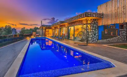 Villa İnci Duo Kalkan Çavdır mevkiinde muhafazakar villamız.