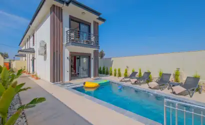 Villa Zeynur 2 - Jakuzili Korunaklı Havuzlu Dubleks Villa - Tatilimiz Villada