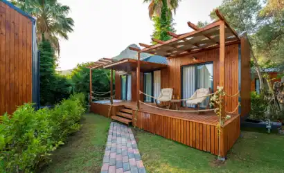 Jakuzili Tiny House Villa - Özel Jakuzili Bahçeli Villa - Tatilimiz Villada