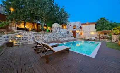 Villa Konak | Fethiye Kayaköy Plaja Yakın Kiralık Villa