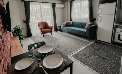 Fethiye Seydikemer’de Ortak Mangal Alanlı Şık 1+1 Apart Daireler