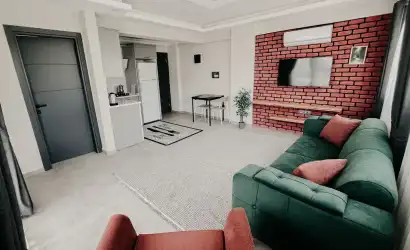 Fethiye Seydikemer’de Ortak Mangal Alanlı Şık 1+1 Apart Daireler