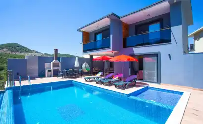 Villa Şimşelra 2 – Kaş Bayındır Jakuzili 6 Kişilik Kiralık Villa | Tatilimiz Villada