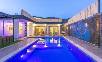 Villa Şeftali Kalkan Çavdır mevkiinde yer alan 4 kişilik villamız.