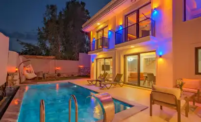 Villa Aslan 2 Fethiye Eldirek mevkiinde yer alan muhafazakar 4 kişilik kapasiteli villamız